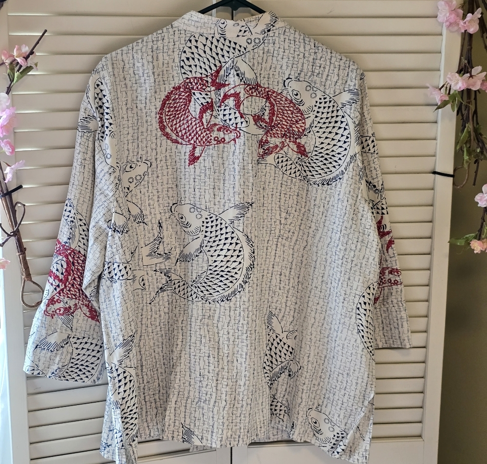 Citron Koi Fish Print Sixe XO - Picture 3 of 8